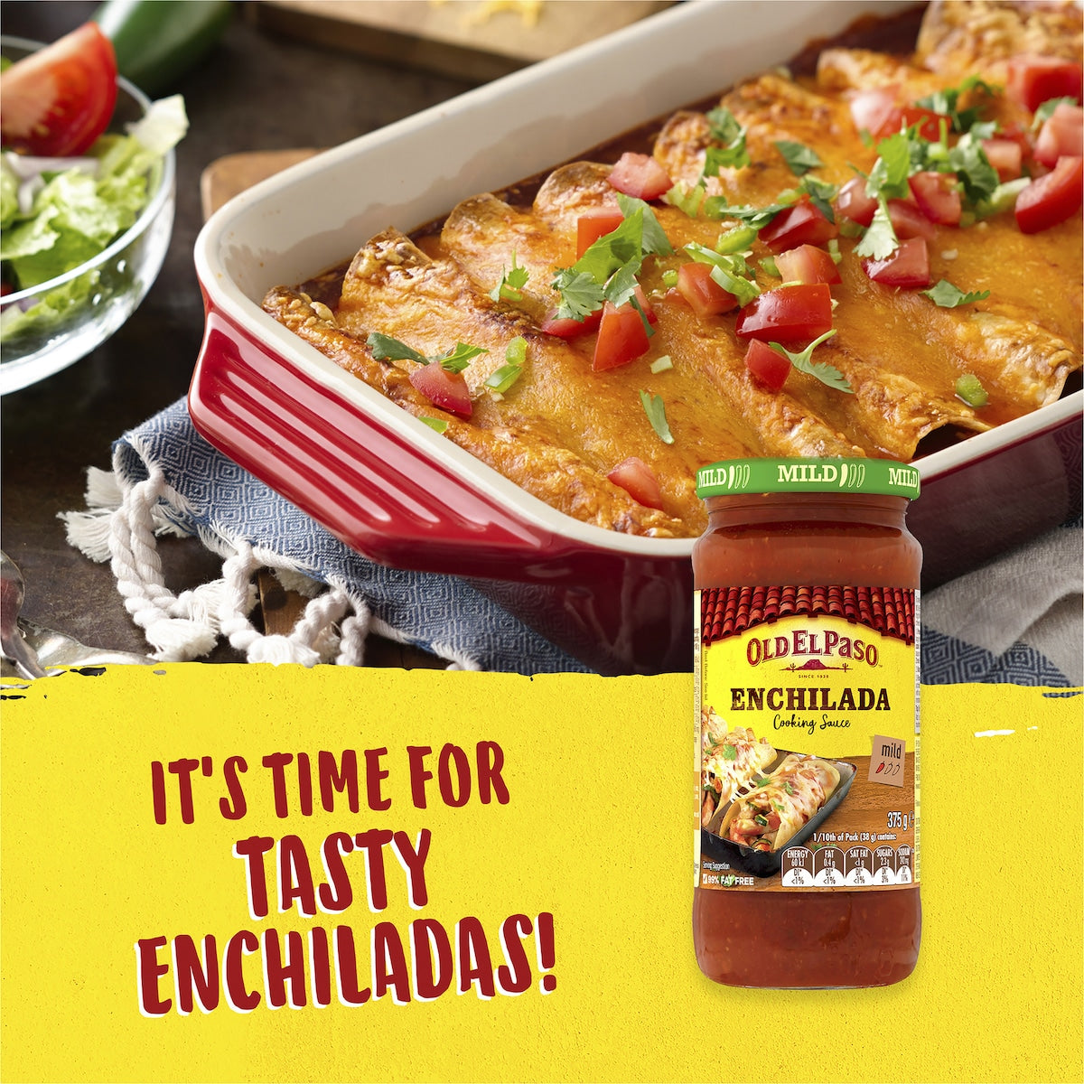 Old El Paso Enchilada Cooking Sauce 375g