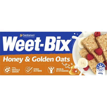 Weet - Bix Weet-bix Honey & Golden Oats 450g