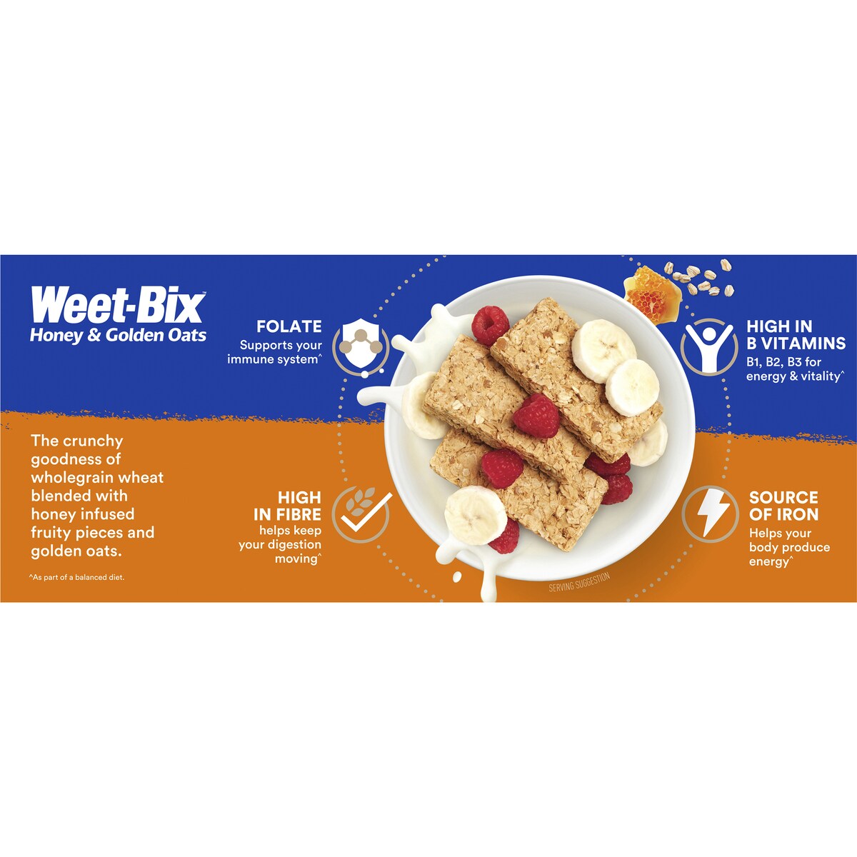 Weet - Bix Weet-bix Honey & Golden Oats 450g