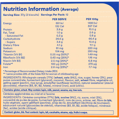 Weet-bix Honey & Golden Oats 450g