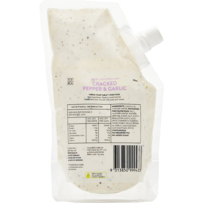 Fine Food Salad Dressing Black Pepper & Garlic With Parmesan 250ml