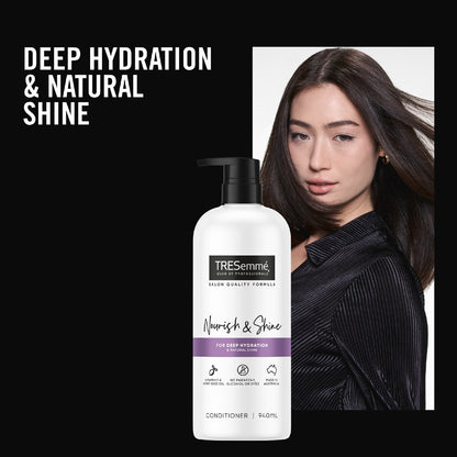 Tresemme Nourish & Shine Conditioner With Vitamin E & Hemp Seed Oil 940ml