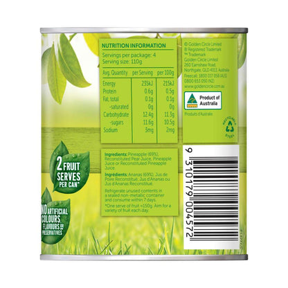 Golden Cire Australian Pineapple Slices In Juice - 440g