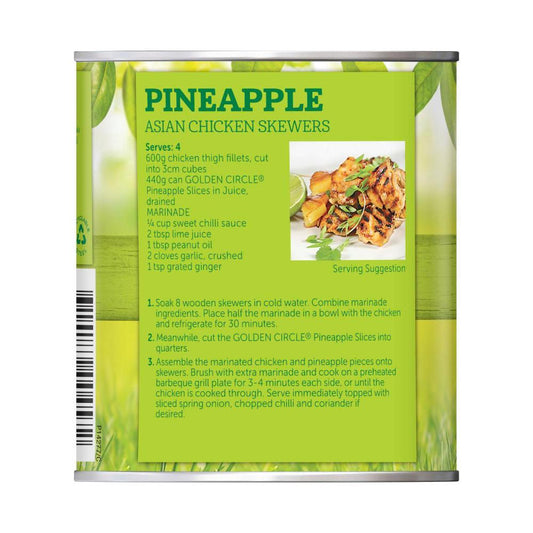 Golden Cire Australian Pineapple Slices In Juice - 440g