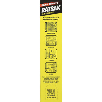 Ratsak Rat & Mouse Baits Double Strength 350g