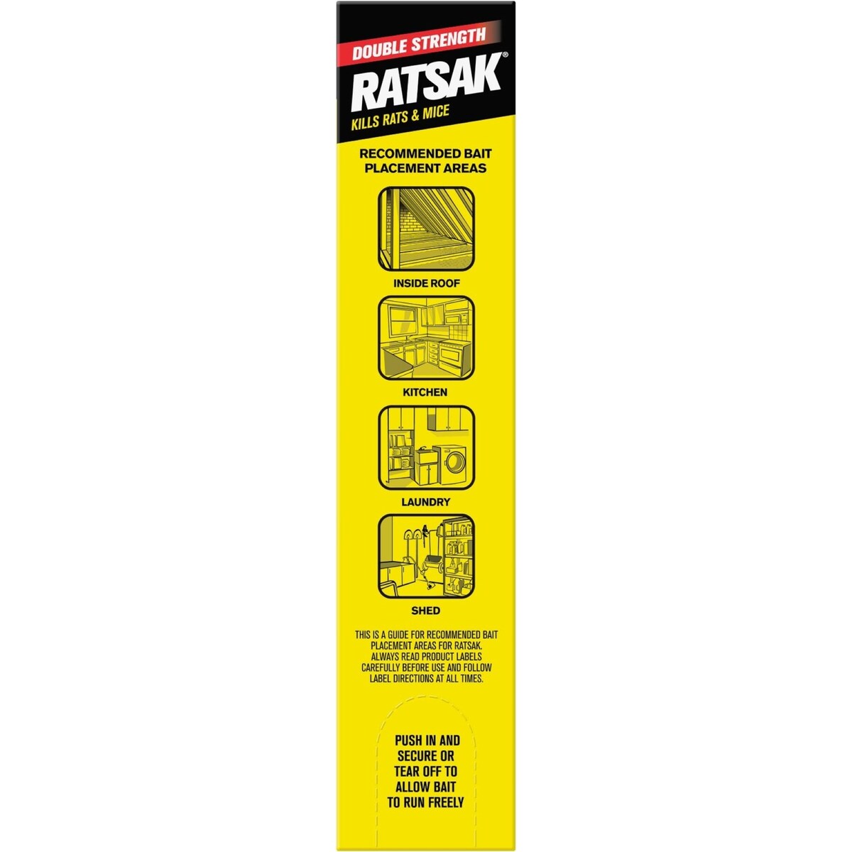 Ratsak Rat & Mouse Baits Double Strength 350g