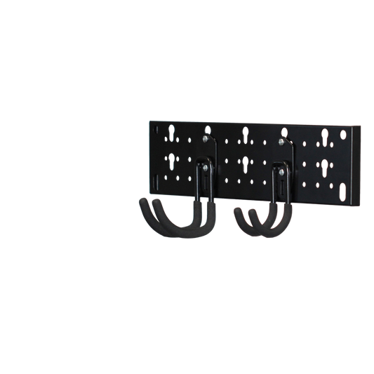 Storease Wall Storage System Hook Panel - 540 x 100mm - Black