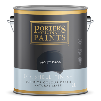 Porter's Yacht Race Eggshell Finish Paint - 2L