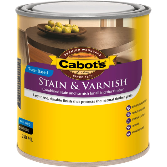 Cabot's Jarrah Gloss Water Based Stain - 250ml