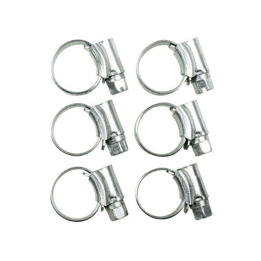 Jflex Hose Clamp - 11mm- 16mm - 6 Pack