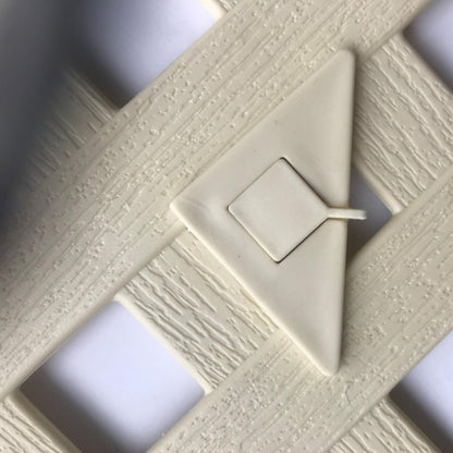 Jack Matrix Diamond Clips - 12 Pack - Cream