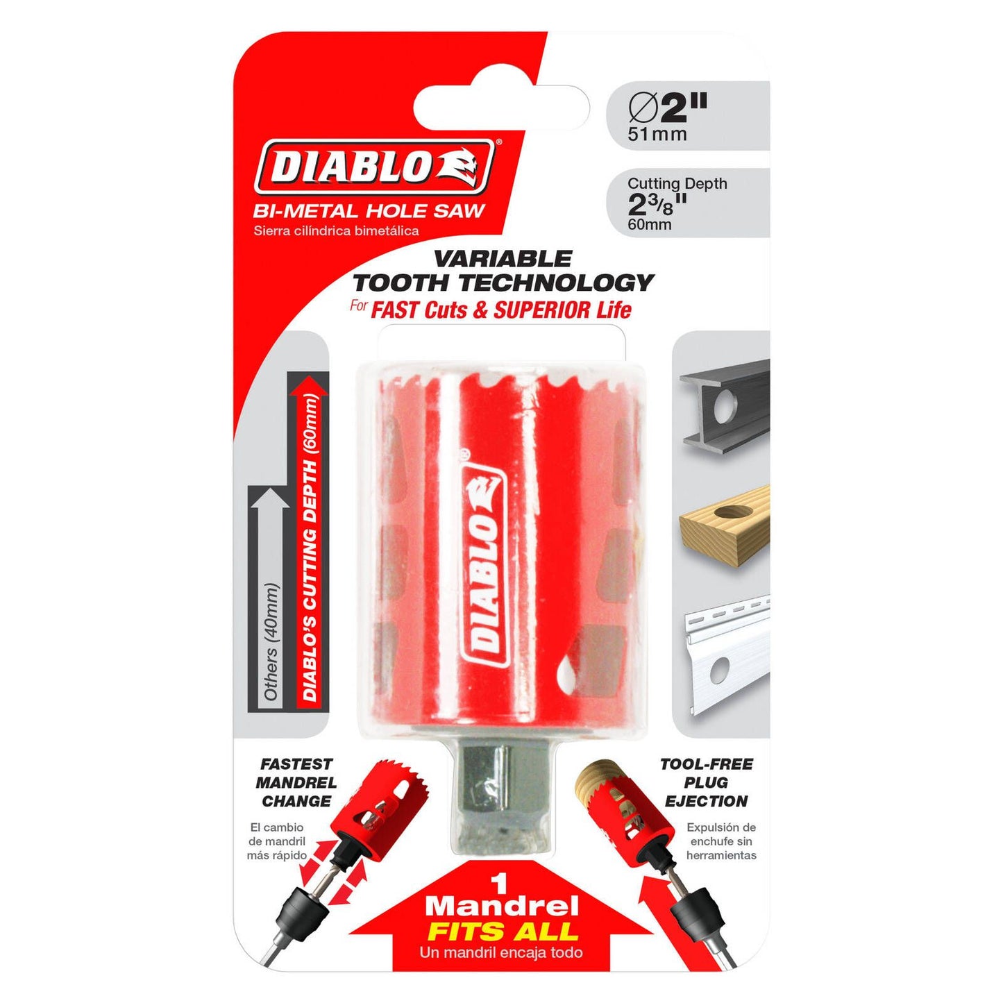Diablo Bi Metal Hole Saw - 51mm