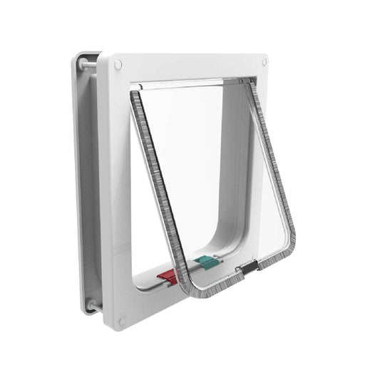 Hakuna Pets Large Cat Flap - 175mm W x 185mm H - Plastic - Durable