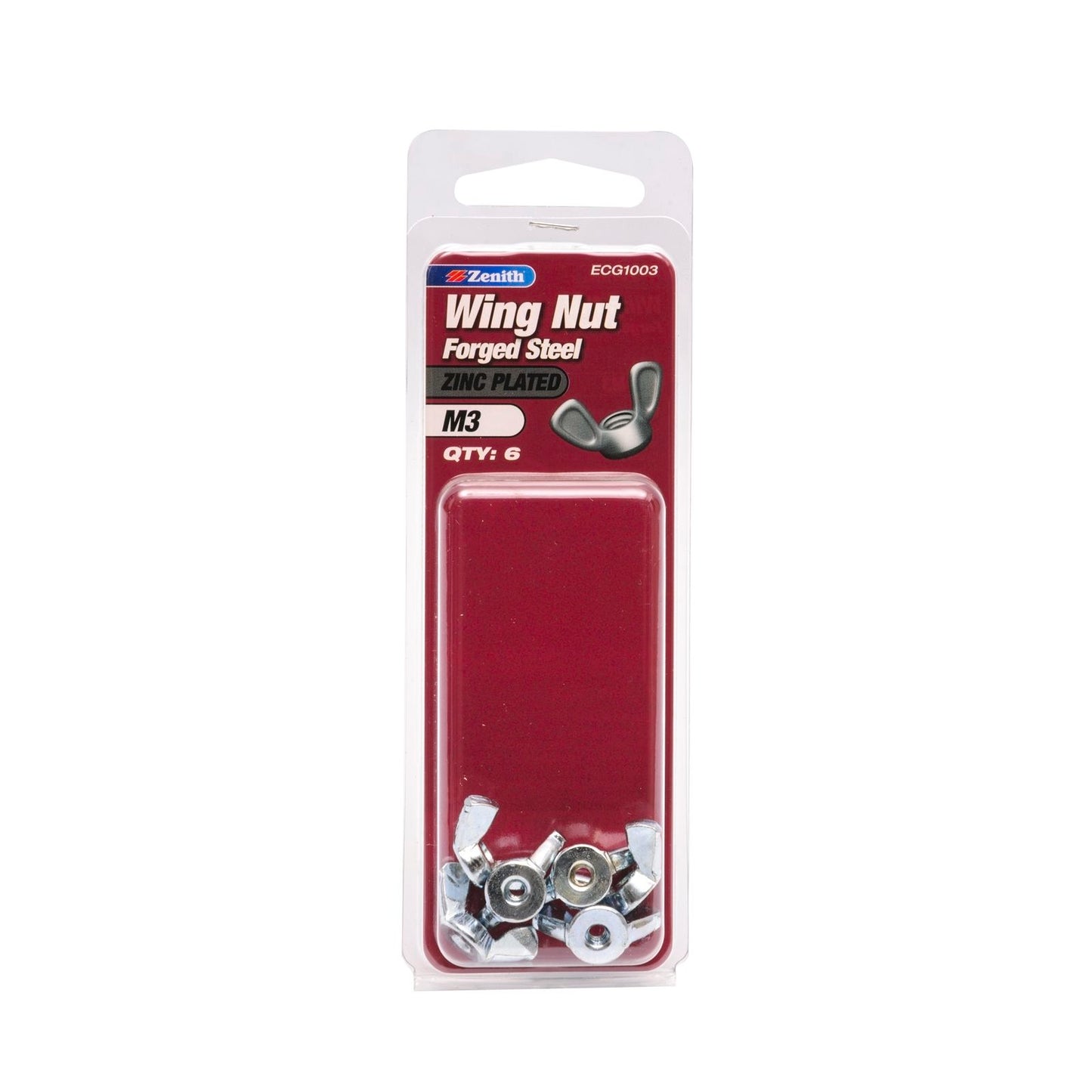 Zenith M3 Wing Nut - 6 Pack