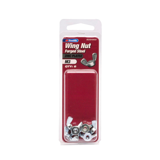Zenith M3 Wing Nut - 6 Pack