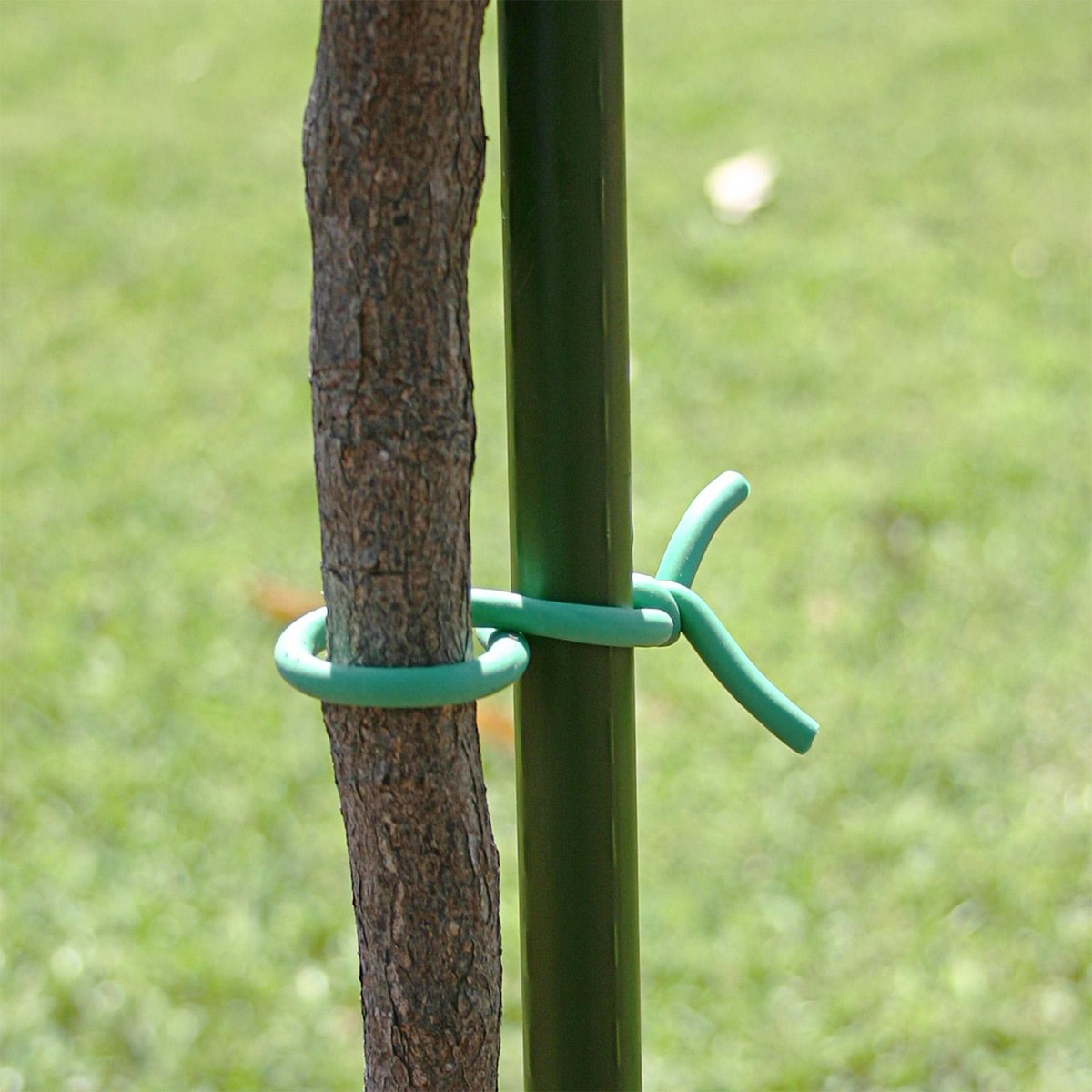 Jack Plant Tie - 5mm x 5m - Steel & Rubber - Soft Coating