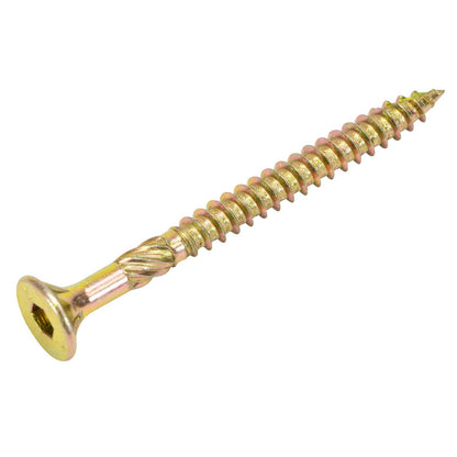 Titan Bugle Batten Screw - 14g x 75mm - Zinc Gold - 25 Pack