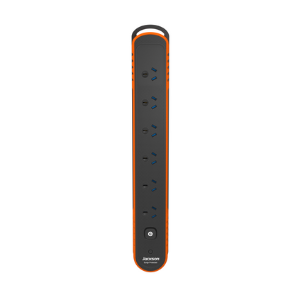Jackson Rugged Plus Powerboard - 6 Outlet - 2m