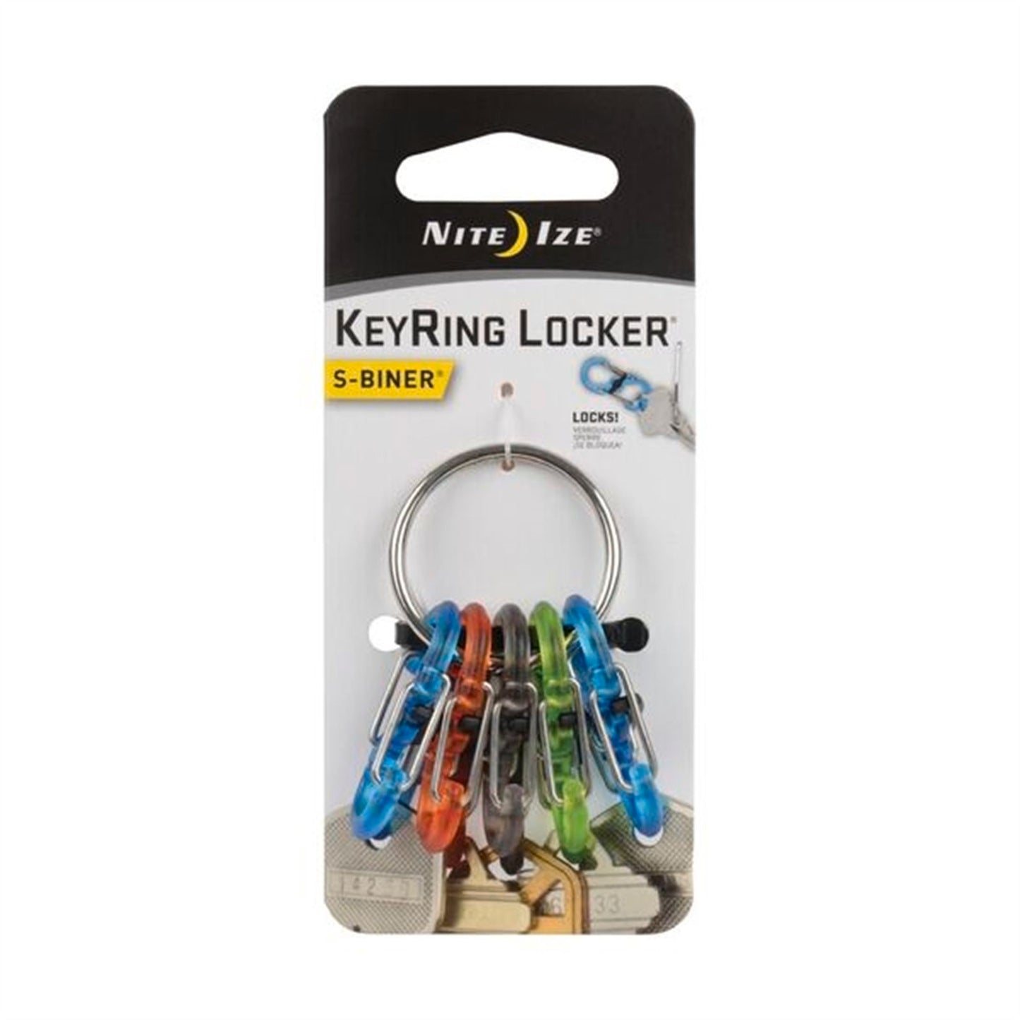 Niteize Key Ring S-Biner Locker - 62mm