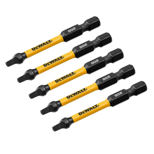 Dewalt Flextorq Screwdriver Bit 57mm SQ2 5 Pack