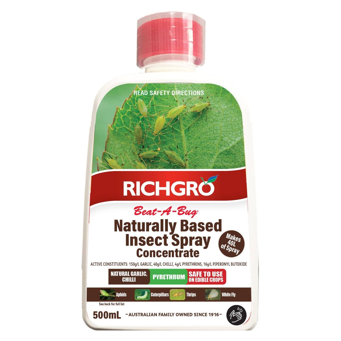 Richgro Beat A Bug Naturally Based Insecticide Spray Concentrate 500ml