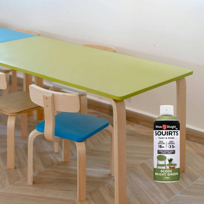 White Knight Squirts Spray Paint - 310g - Bright Green