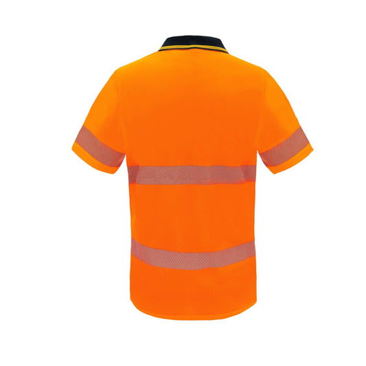 Citeco Womens Hi Vis Short Sleeve Polo - Size 12 - Orange