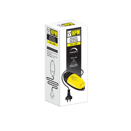 HPM Cougar 60VA Downlight Transformer - Flex and Plug - Dimmable
