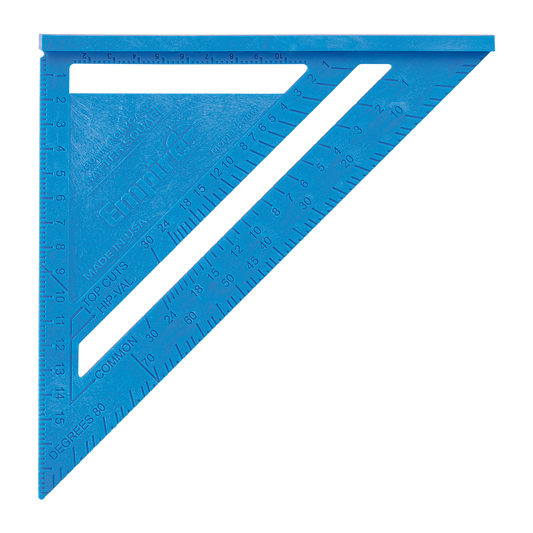 Empire 180mm Metric Polycast Rafter Square - Lightweight - Durable - Accurate