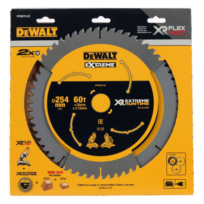 Dewalt XR Circular Saw Blade - 254mm - 60T