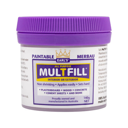 Earl's Merbau Multfill Ready to Use Filler - 140g