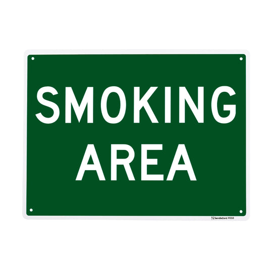 Sandleford Smoking Area Sign - 300 x 225mm