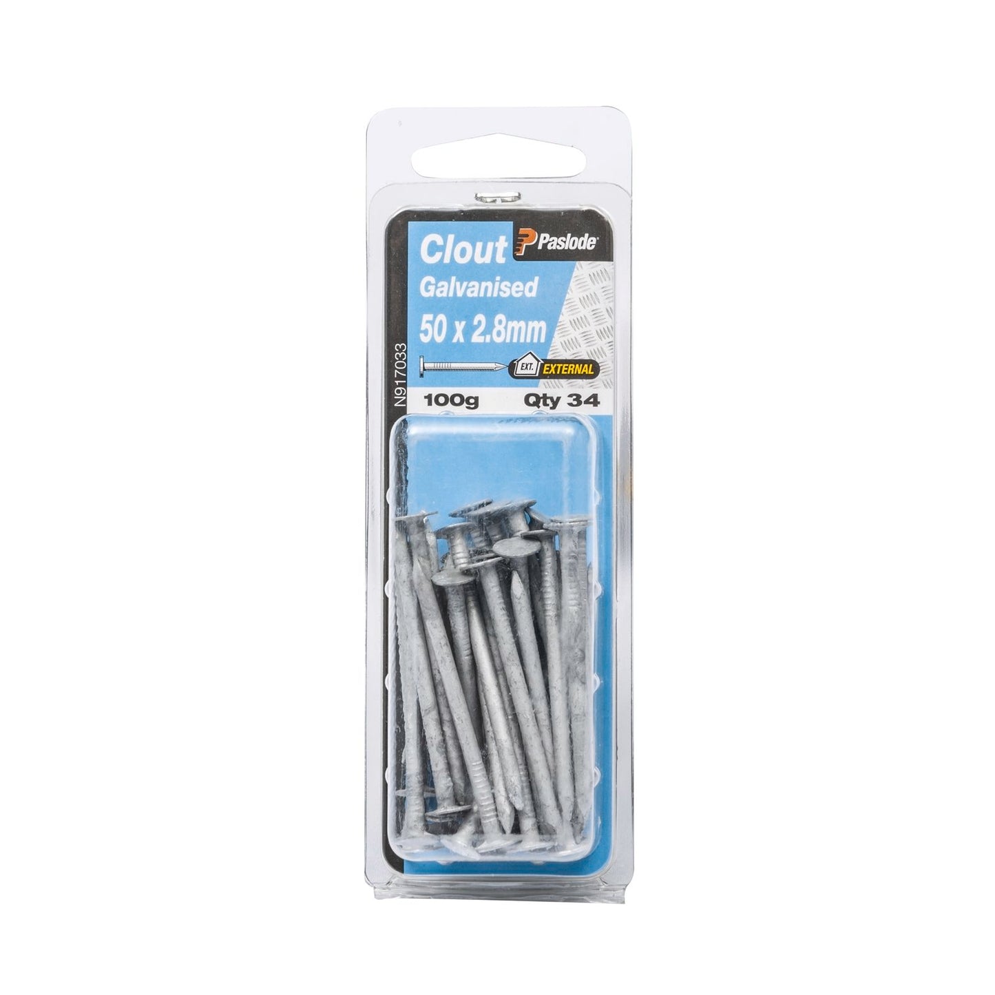 Paslode Galvanised Nails - 50 x 2.8mm - 34 Pack