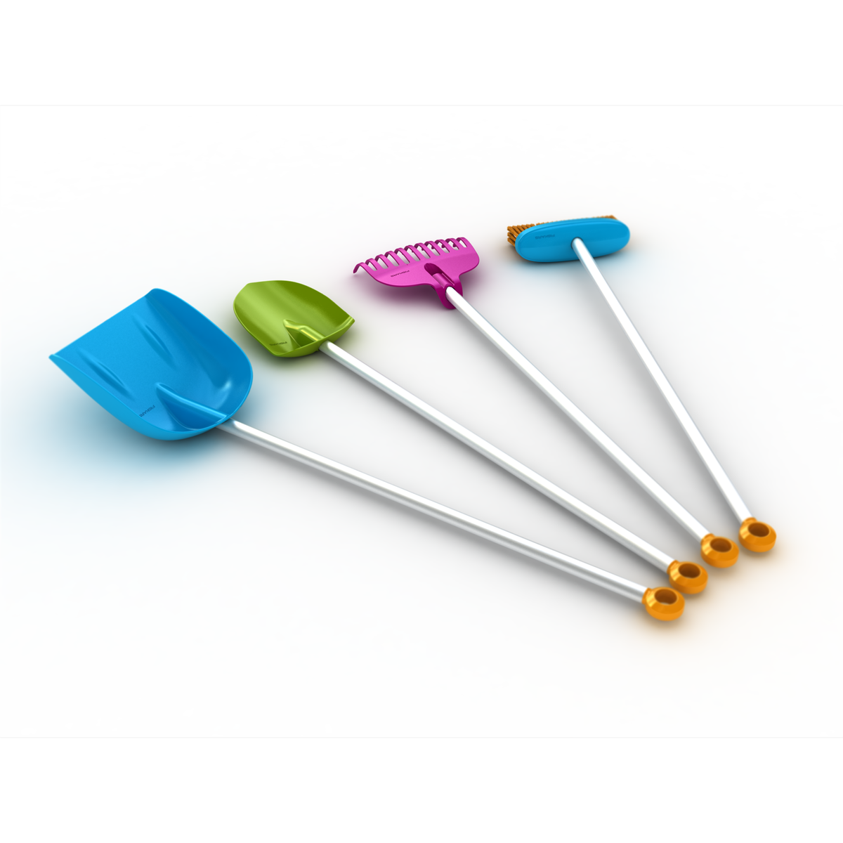 Fiskars Kids Spade - Durable Fibre Reinforced Plastic - Lightweight Aluminium - Comfortable Grip
