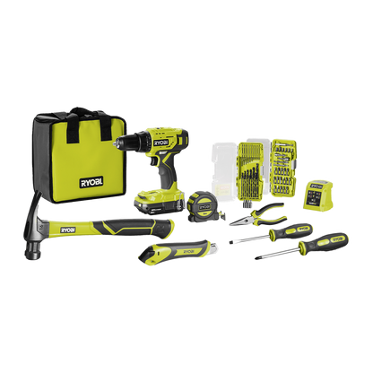 Ryobi Home Essentials Kit - 18V ONE+ - 4.5kg