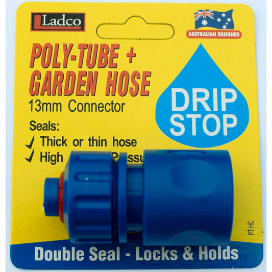 Ladco Poly Tube Hose Connector - 13mm