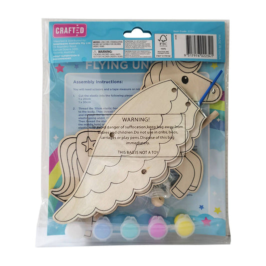 Crafted Make Your Own Mobile Flying Unicorn Craft Kit - 205 x 250mm