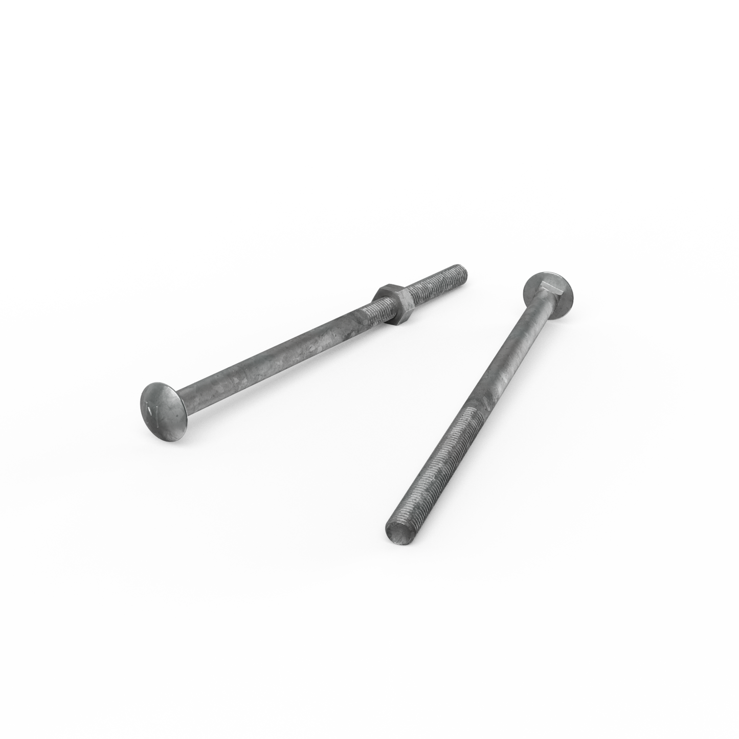 Zenith M10 x 200mm - Hot Dip Galvanised Cup Head Bolts & Nuts