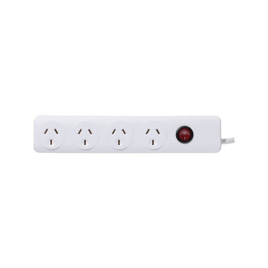 Click Powerboard With Master Switch - 4 Outlet