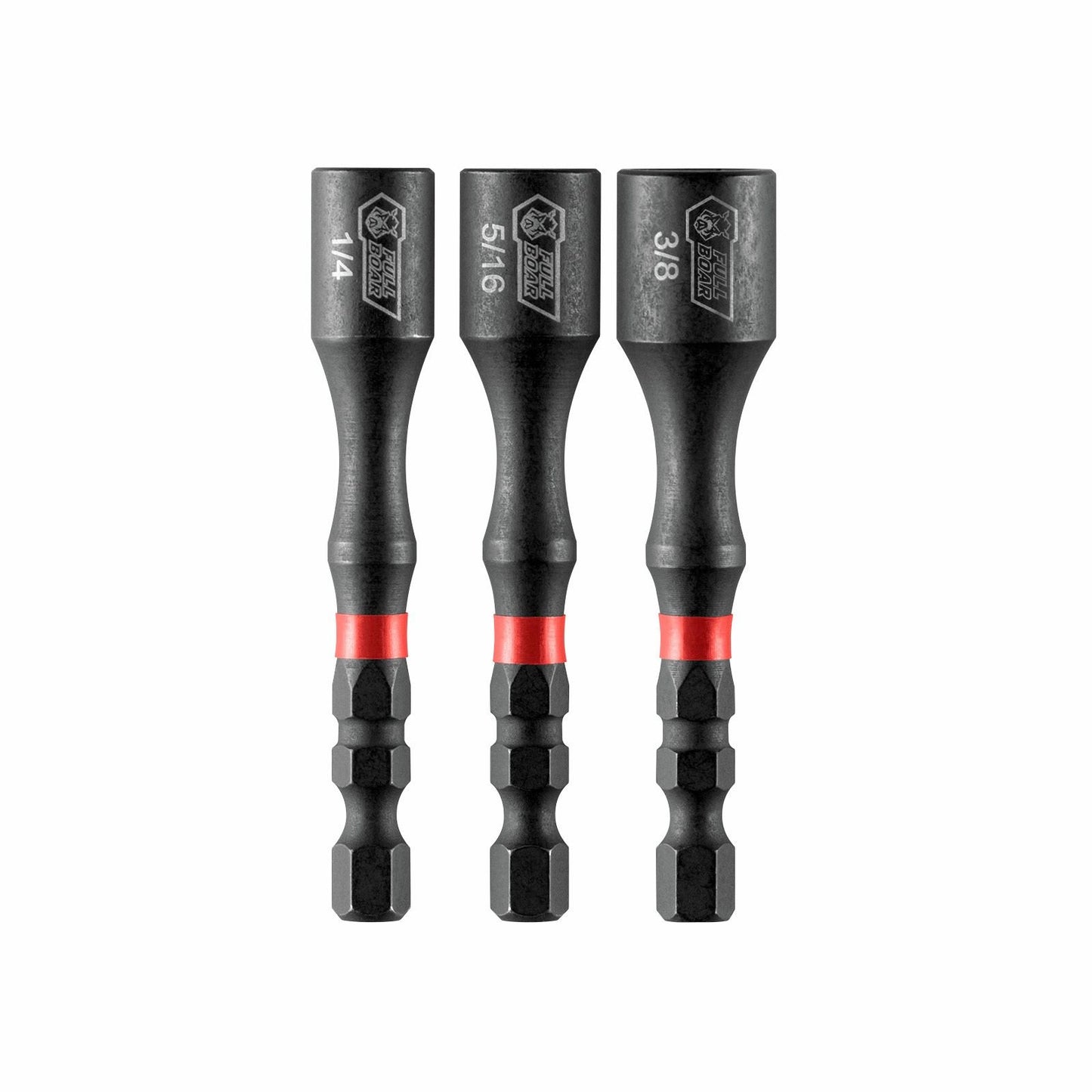 Full Boar Magnetic Impact Nut Setter - 3 Piece