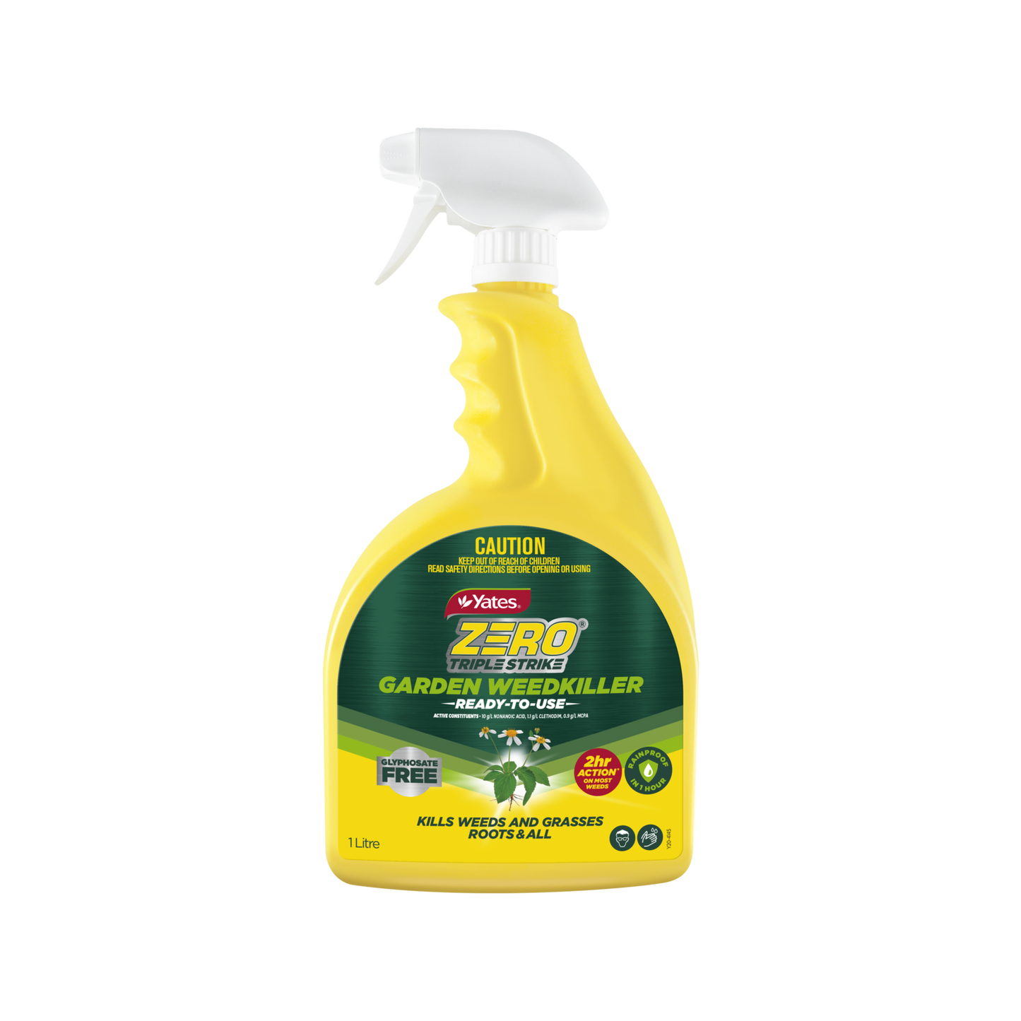Yates Zero Ready to Use Triple Strike Garden Weedkiller - 1L