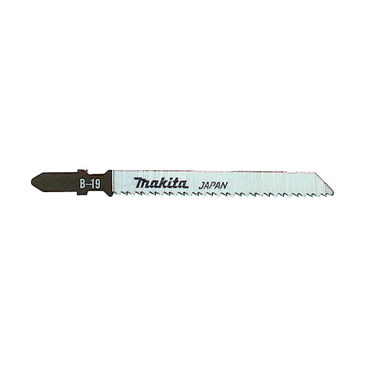 Makita B 19 Bayonet Jigsaw Blade - 19mm x 100mm - 5 Pack