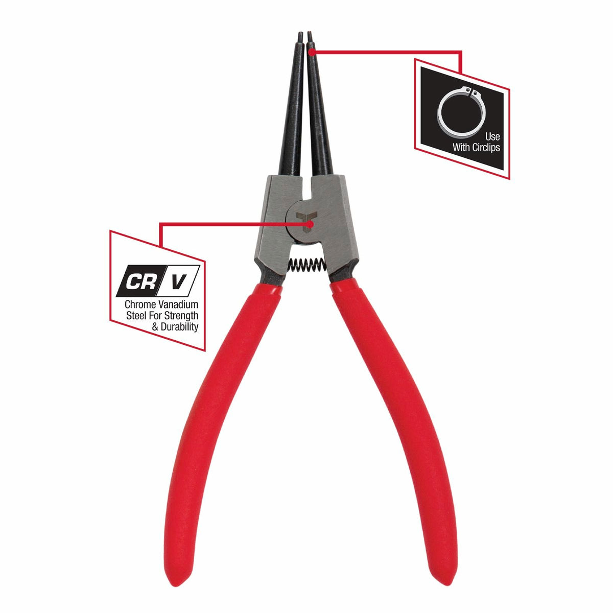 Trojan External Straight Circlip Plier 175mm