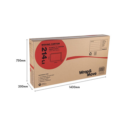 Wrap Move TV Carton - 1430 x 750 x 200mm