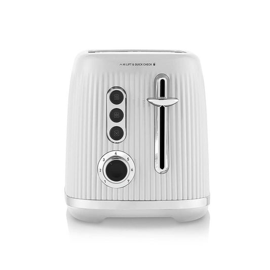Sunbeam White Brightside 2 Slice Toaster