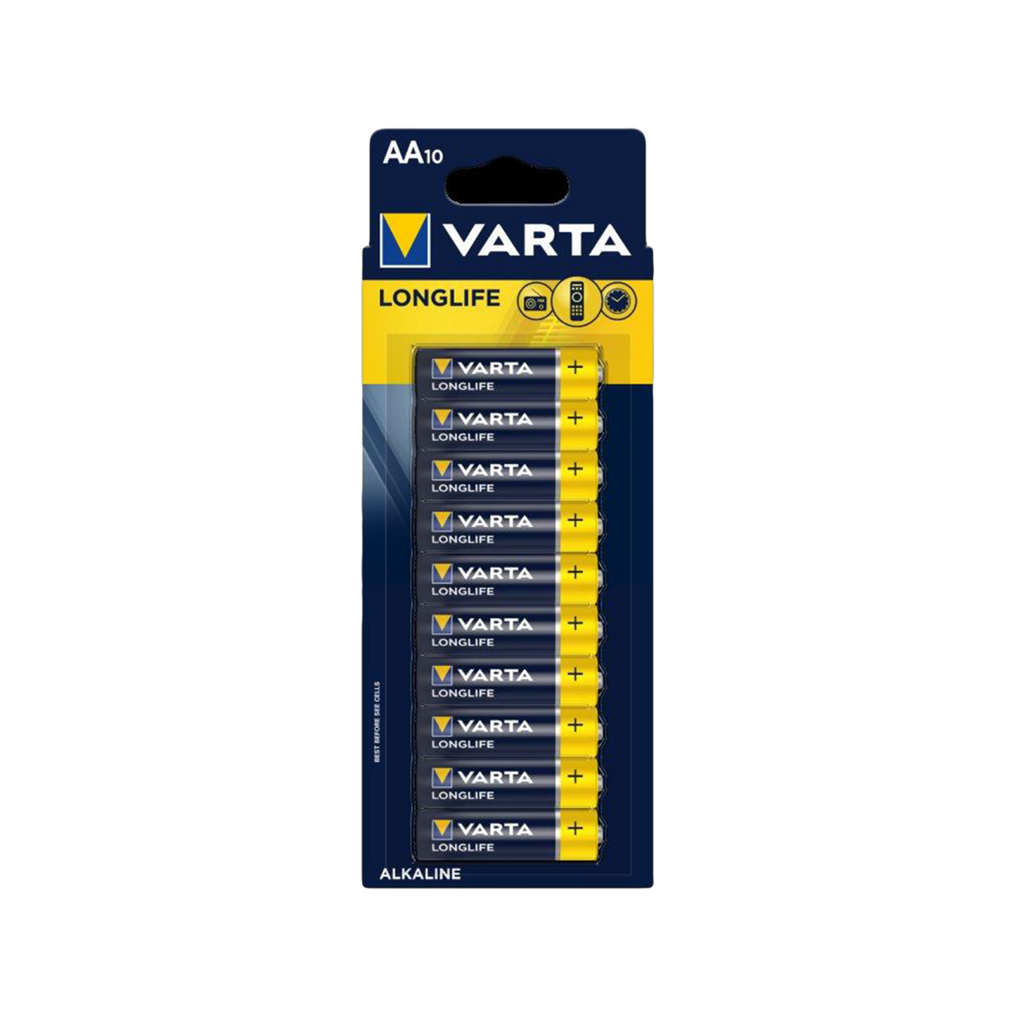 Varta Alkaline AA Batteries - 10 Pack