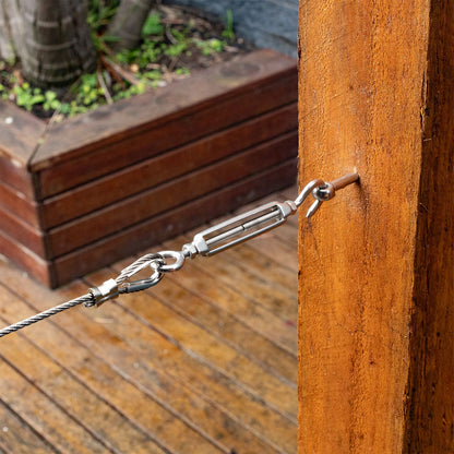 Taskmaster Hook Eye Turnbuckle Balustrade Kit - 5mm