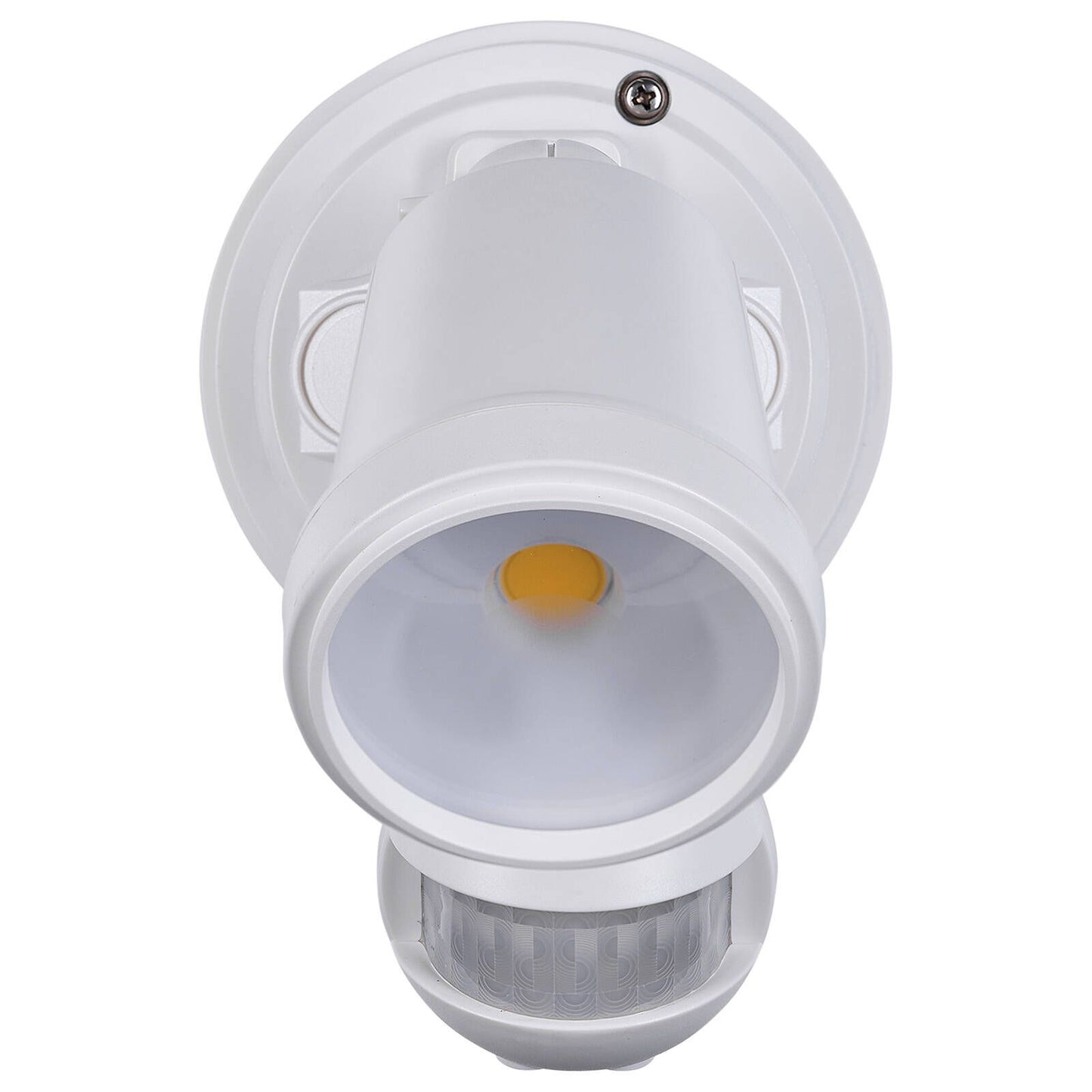 Brilliant Raptor III Single LED Sensor Light - 10W - 800 Lumens - White