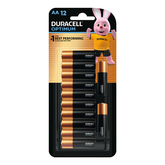 Duracell Optimum AA Batteries - 12 Pack