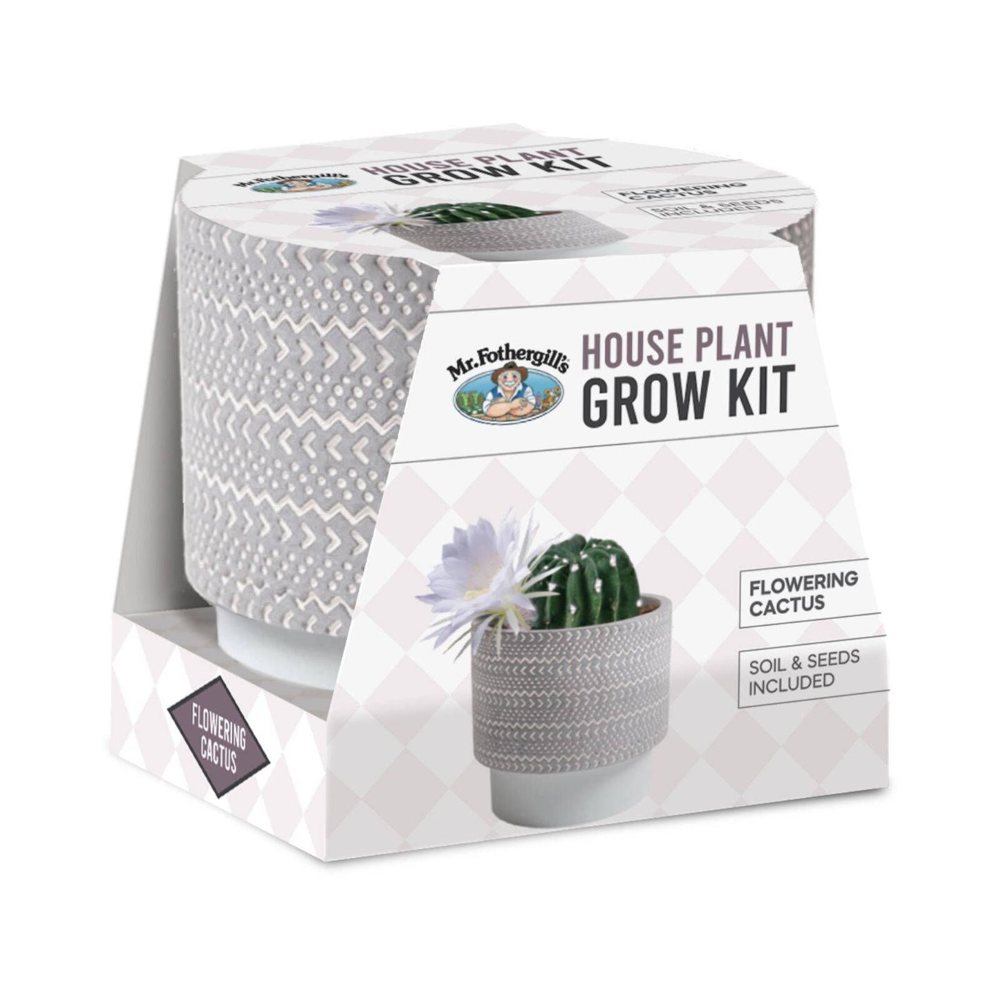 Mr Fothergill's Flowering Cactus Grow Kit - 95 x 100 x 75mm